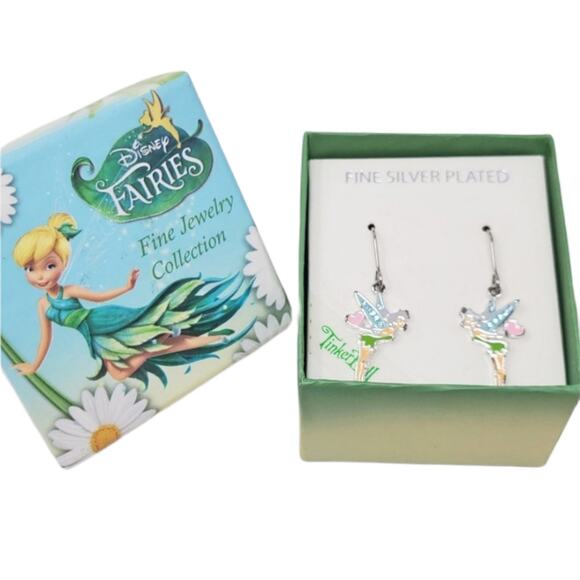 Disney Fairies Tinker Bell Dangle Earrings - Picture 2 of 13
